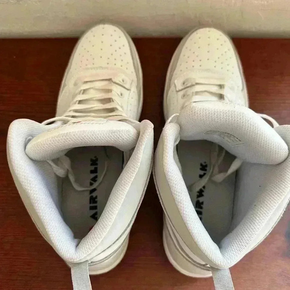 Airwalk Safety Mens Arena Mid Composite Toe Work Shoe White Grey Aw6452 Size 13 - Picture 9 of 11